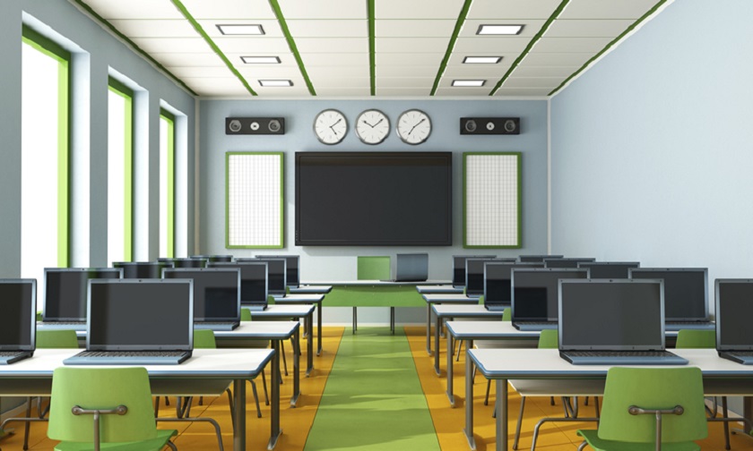 Classrooms, equipment of the classroom, requirements for the classroom, requirements for the illumination of classrooms, educational multimedia auditorium